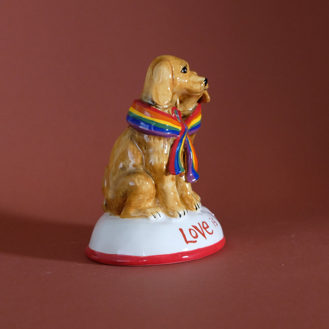 Love is Love Dogs Figurine