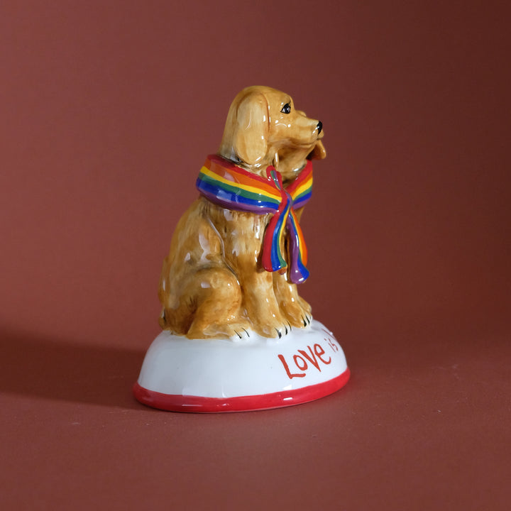 Love is Love Dogs Figurine