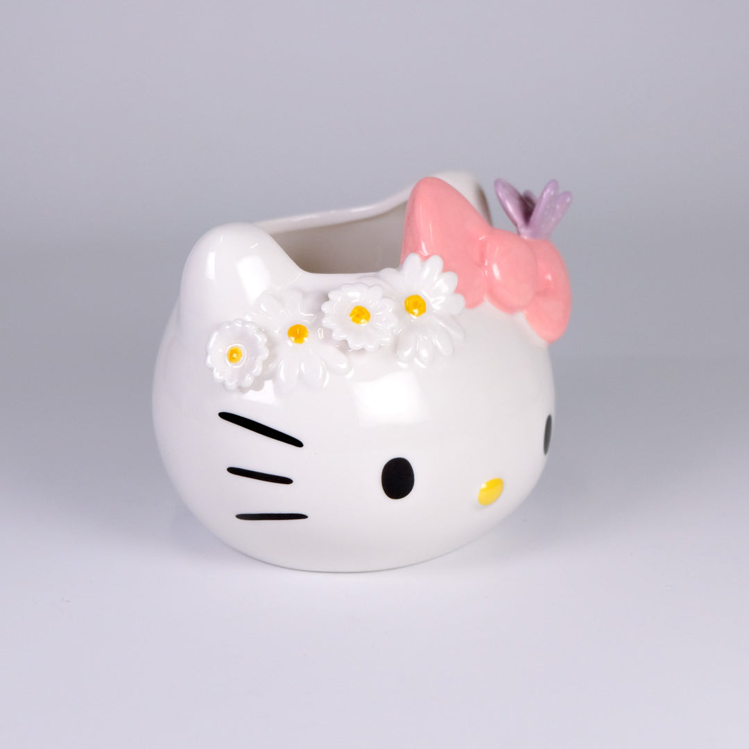Hello Kitty Butterfly Figural Planter