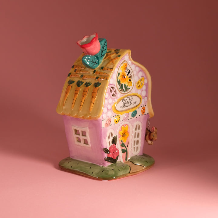 Clayworks Easter Bunny Headquarters Candle House