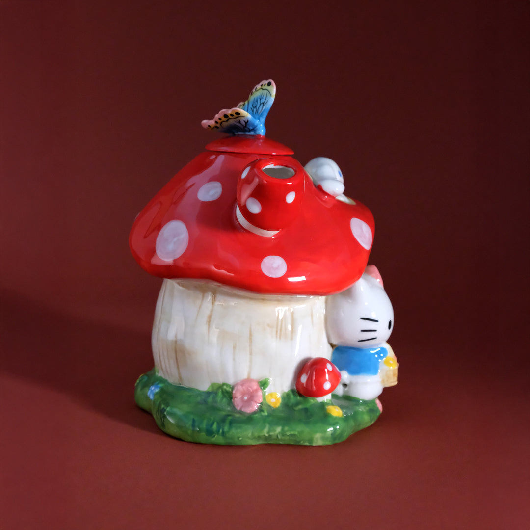 Hello Kitty and Friends Mushroom House Teapot