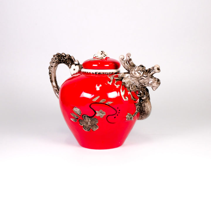 Clayworks Red Dragon Teapot