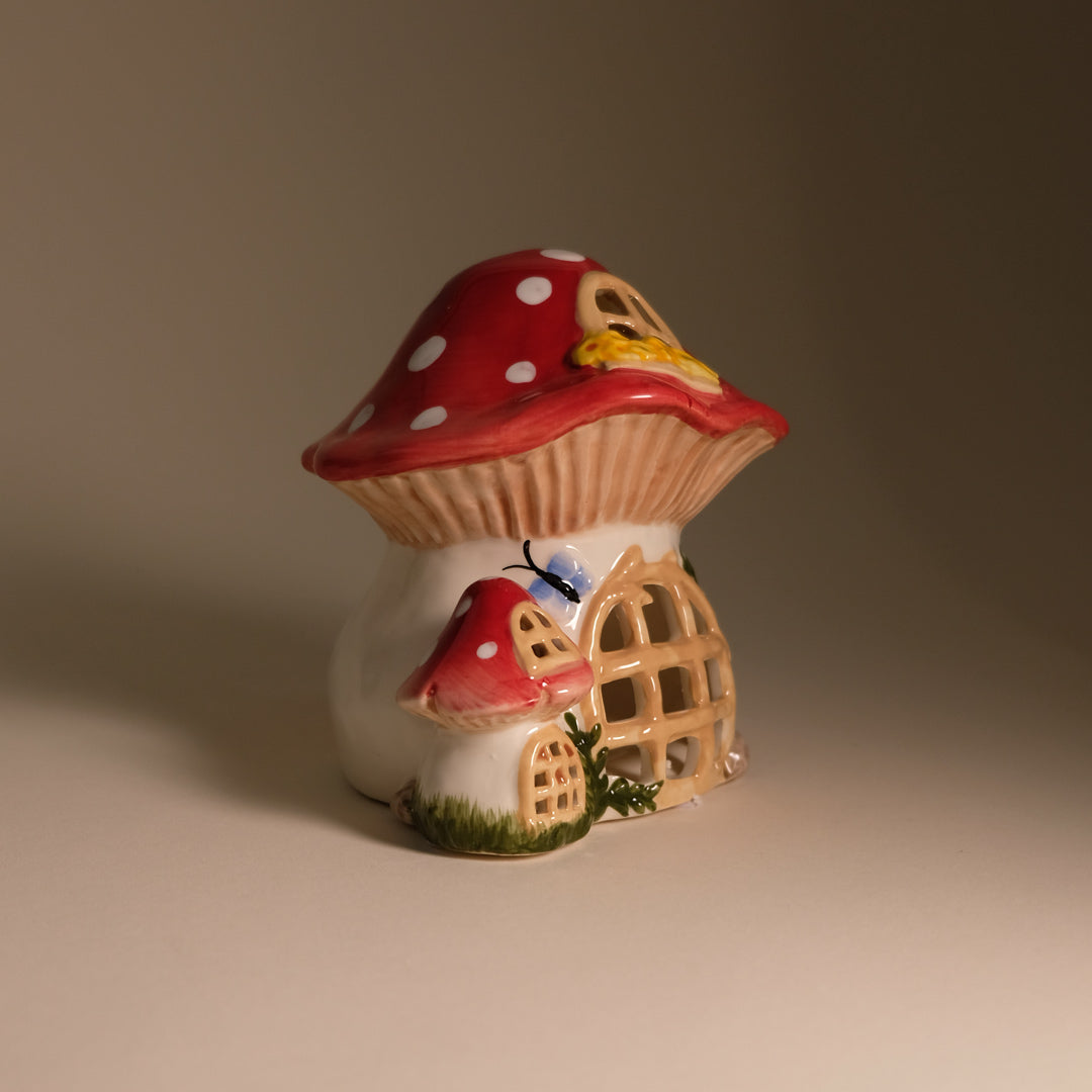 Clayworks Nesting Mushroom Candle House