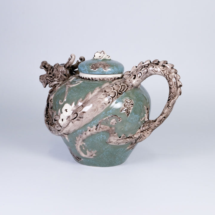 Clayworks Green Dragon Teapot