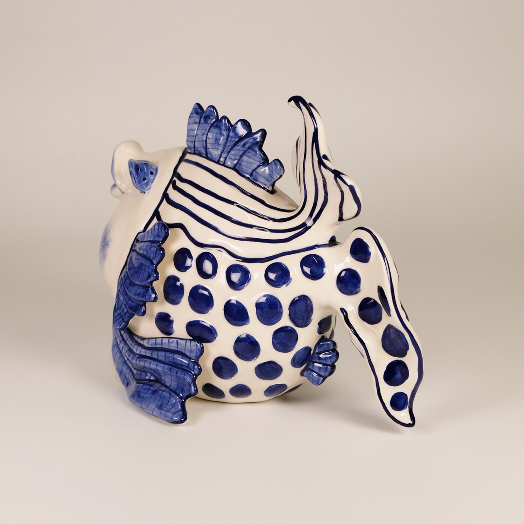 Delft Fish Figurine