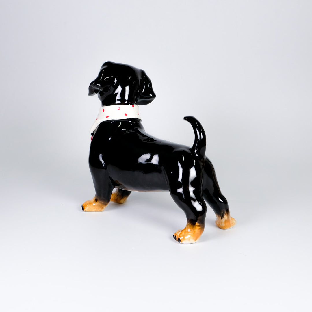 Dachshund Red Tie Figurine