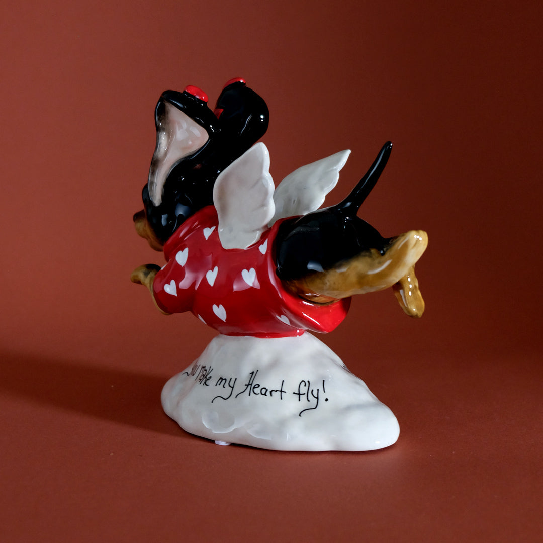 You Make My Heart Fly! Dog Figurine