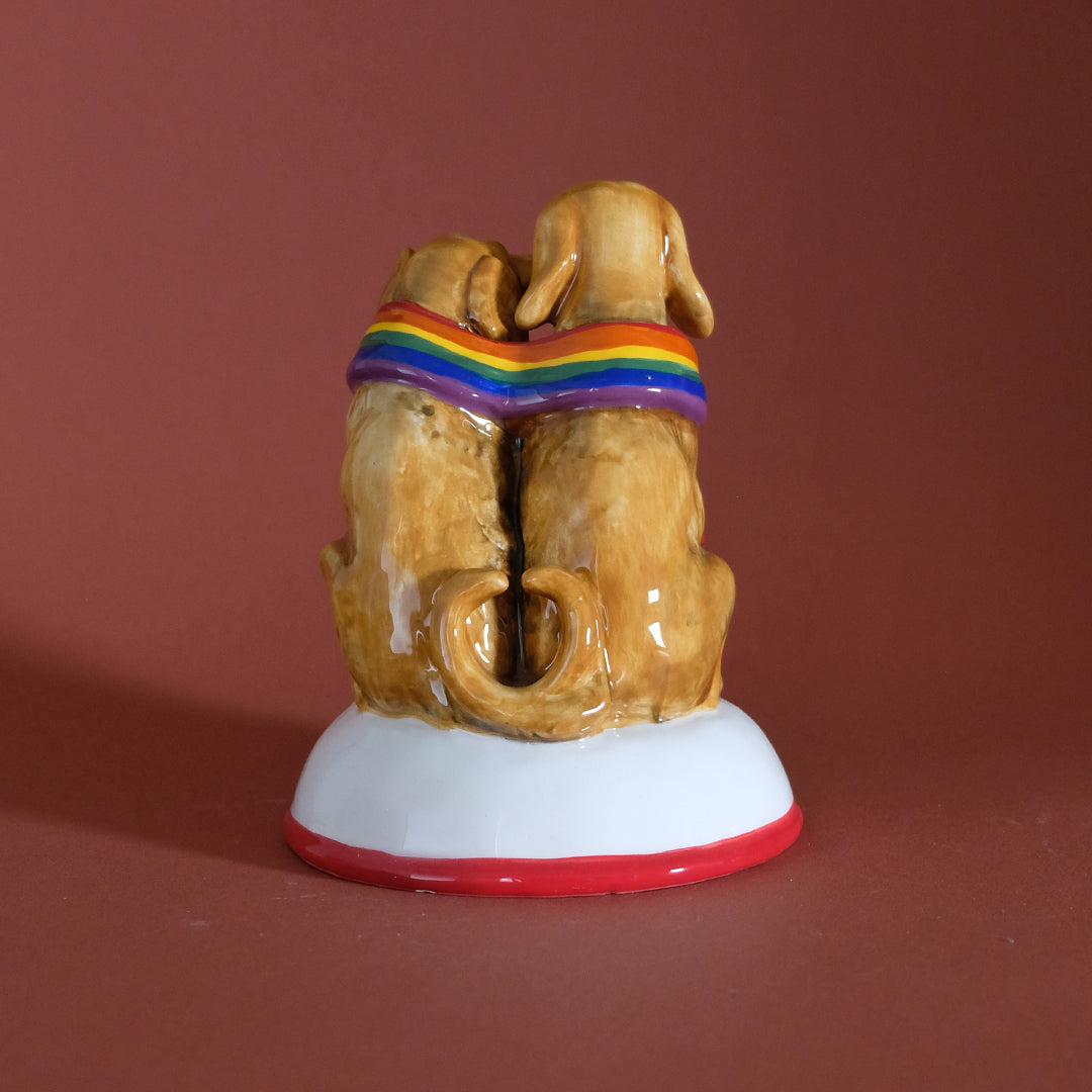 Love is Love Dogs Figurine