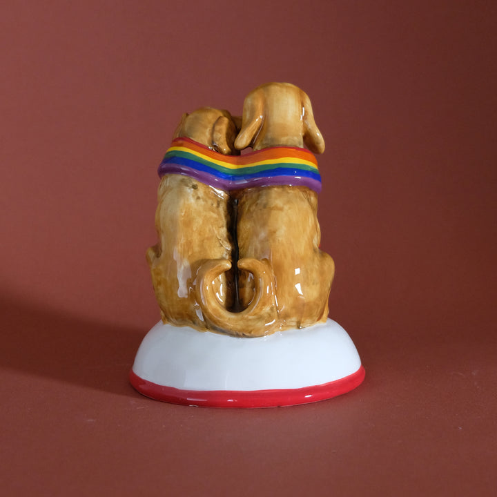 Love is Love Dogs Figurine