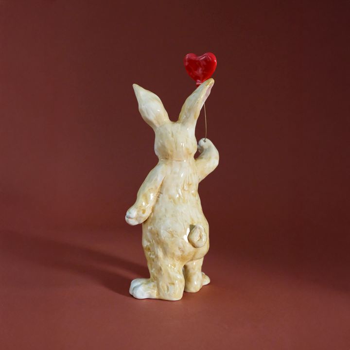 Clayworks Love Bunny Figurine