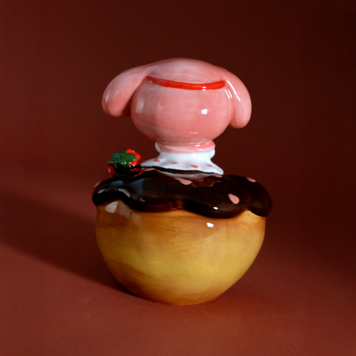 My Melody Strawberry Donut Figurine