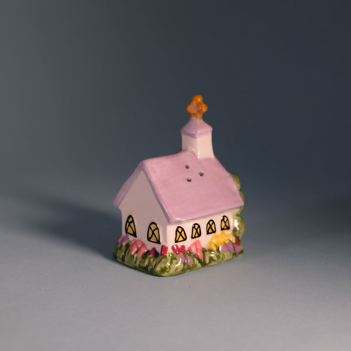 Cross and Church Salt & Pepper Set