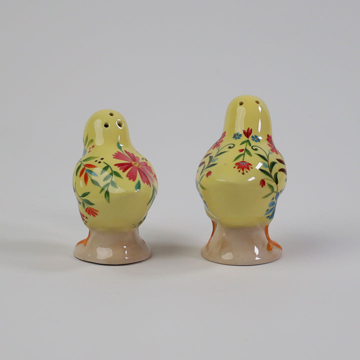 Blooming Garden Floral Chicks Salt & Pepper Set