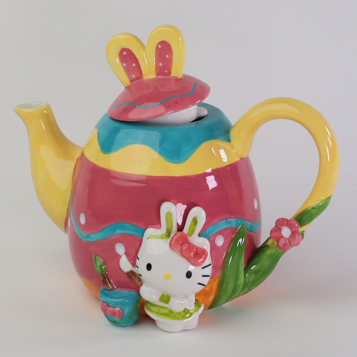 Hello Kitty Painter Bunny Teapot