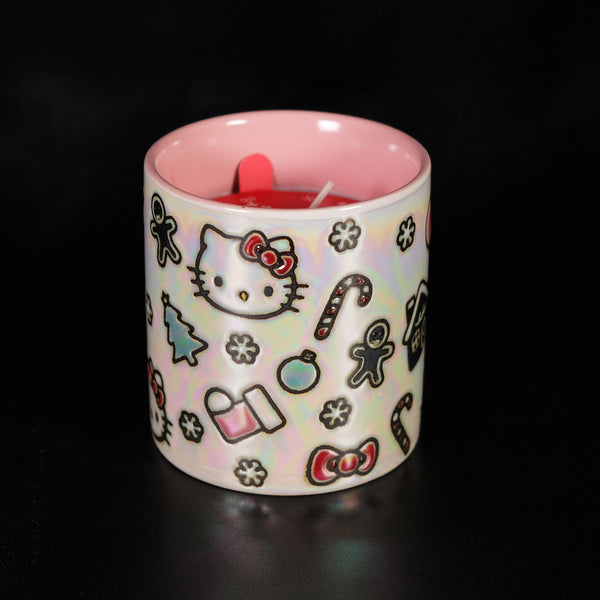 Hello Kitty Holiday Icon Ceramic 8oz Candle