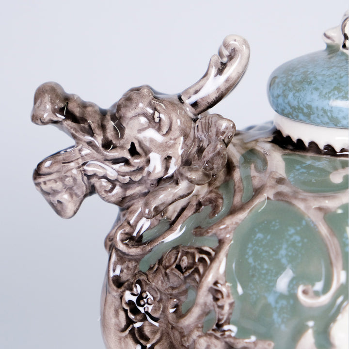 Clayworks Green Dragon Teapot