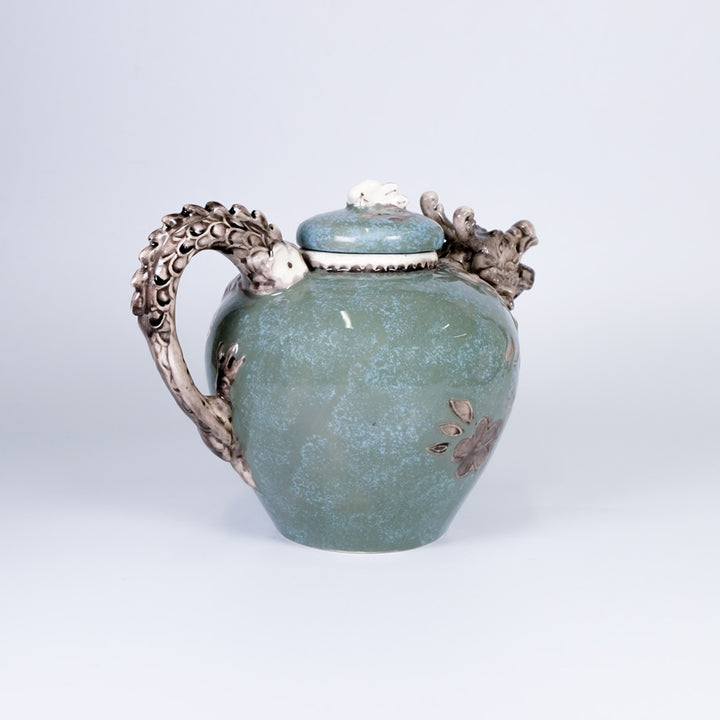 Clayworks Green Dragon Teapot