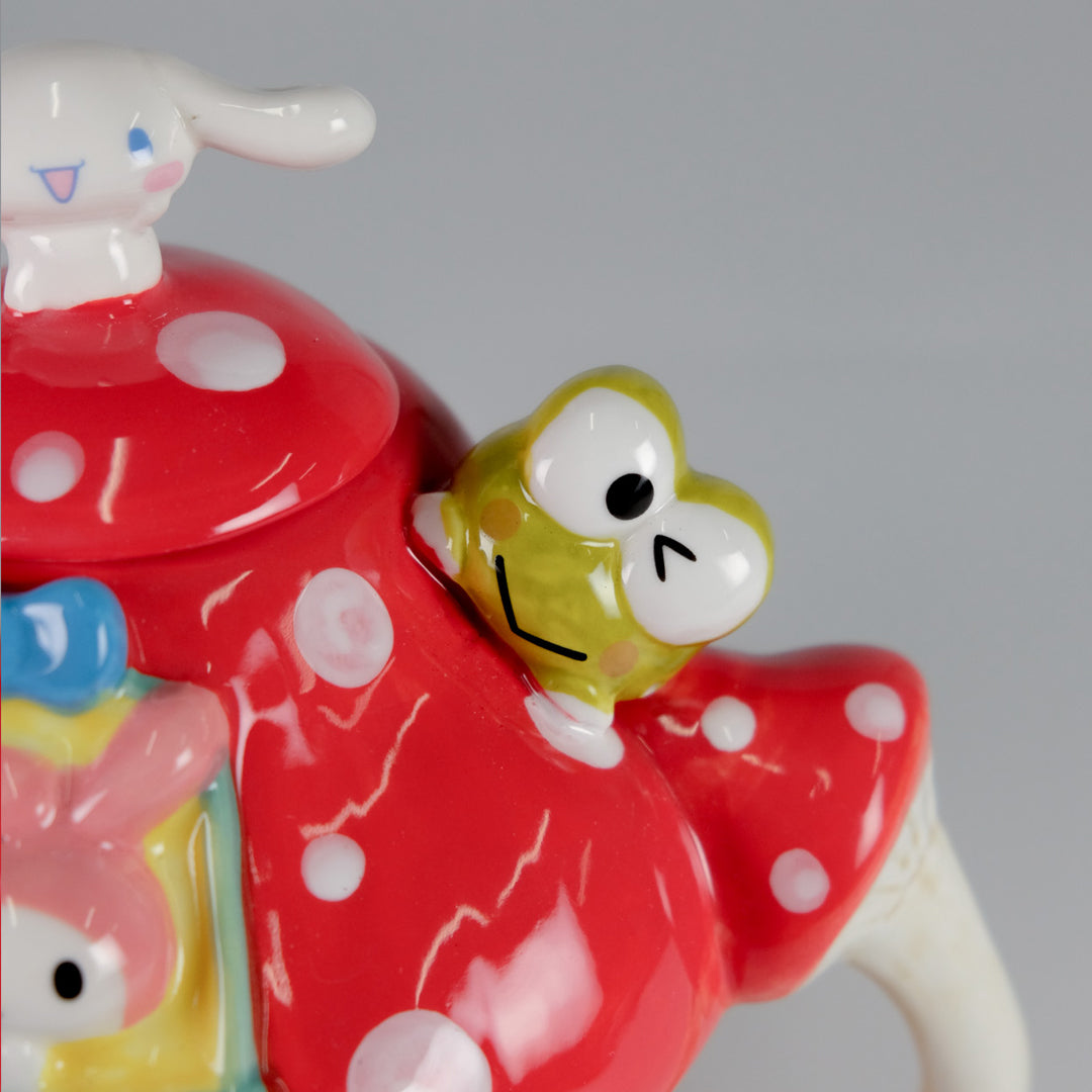 Hello Kitty and Friends Mushroom Teapot