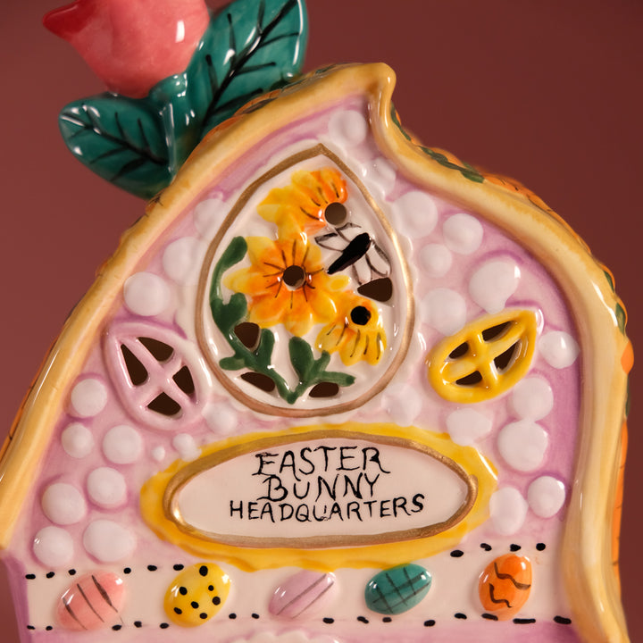 Clayworks Easter Bunny Headquarters Candle House