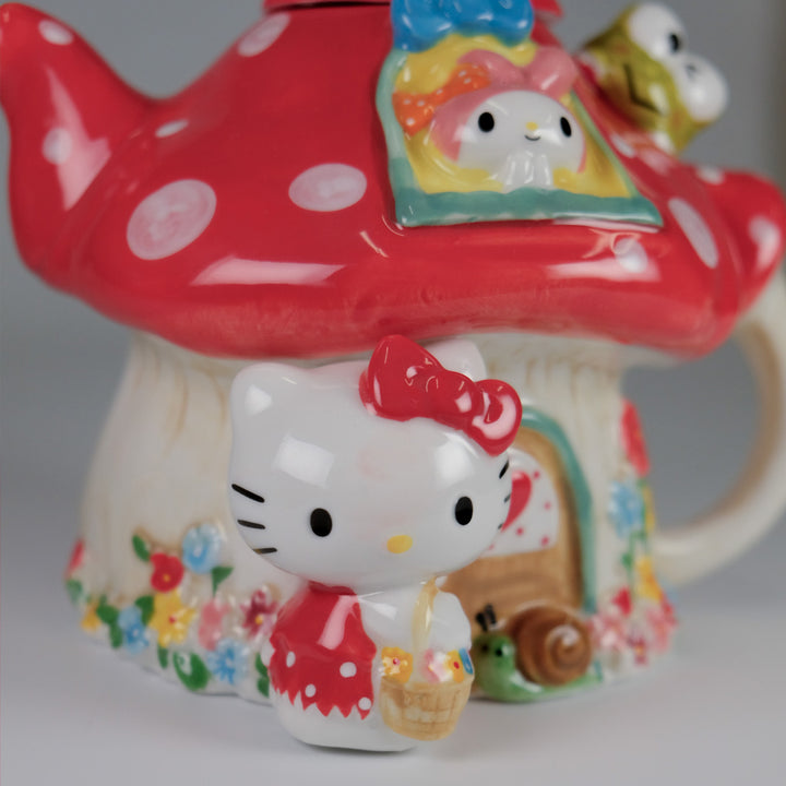 Hello Kitty and Friends Mushroom Teapot