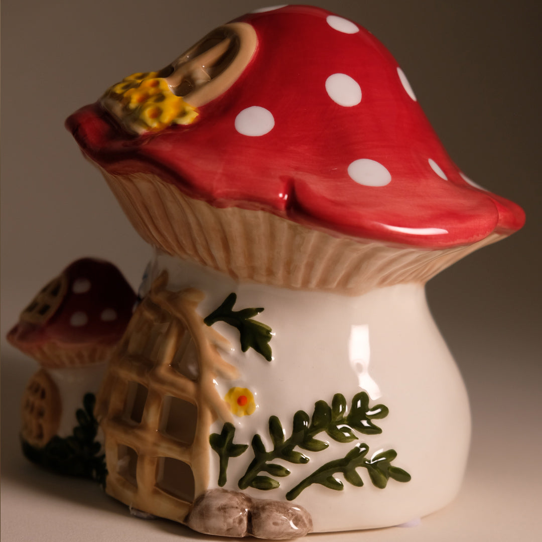 Clayworks Nesting Mushroom Candle House