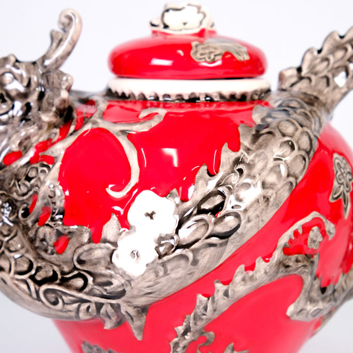 Clayworks Red Dragon Teapot