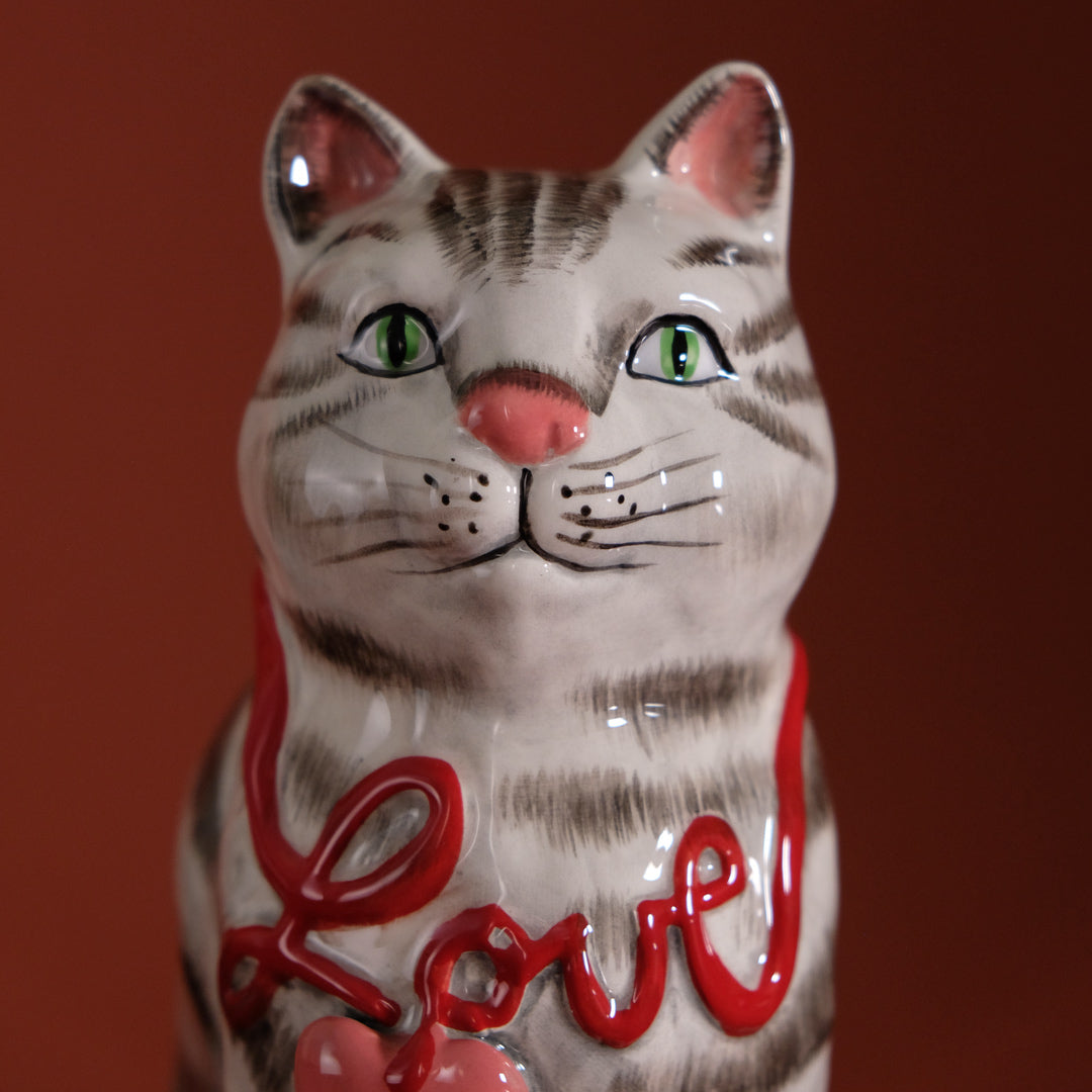 Love Cat Figurine