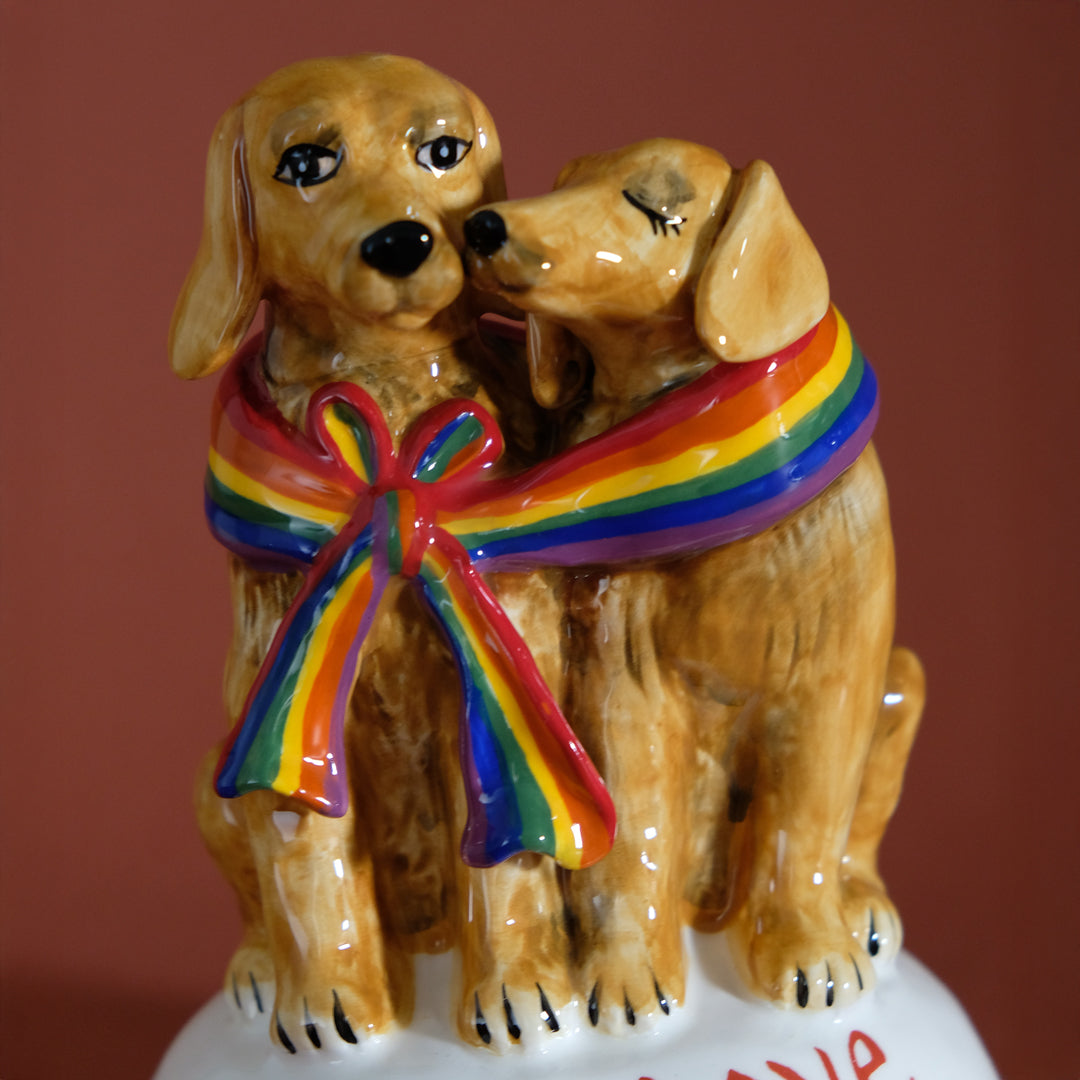 Love is Love Dogs Figurine