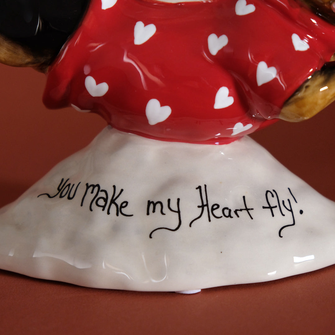 You Make My Heart Fly! Dog Figurine