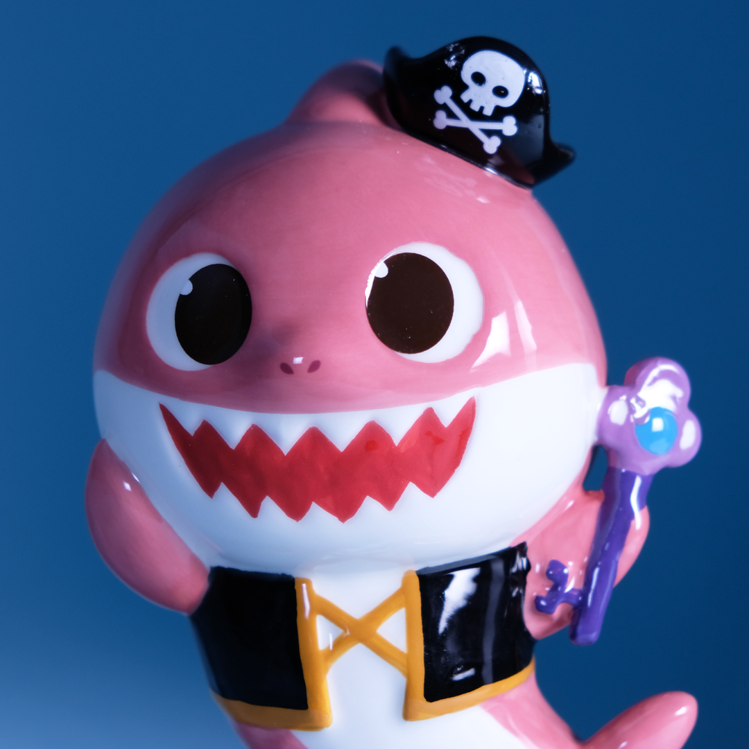 Mommy Shark Pirate Family Figurine