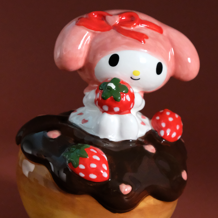 My Melody Strawberry Donut Figurine