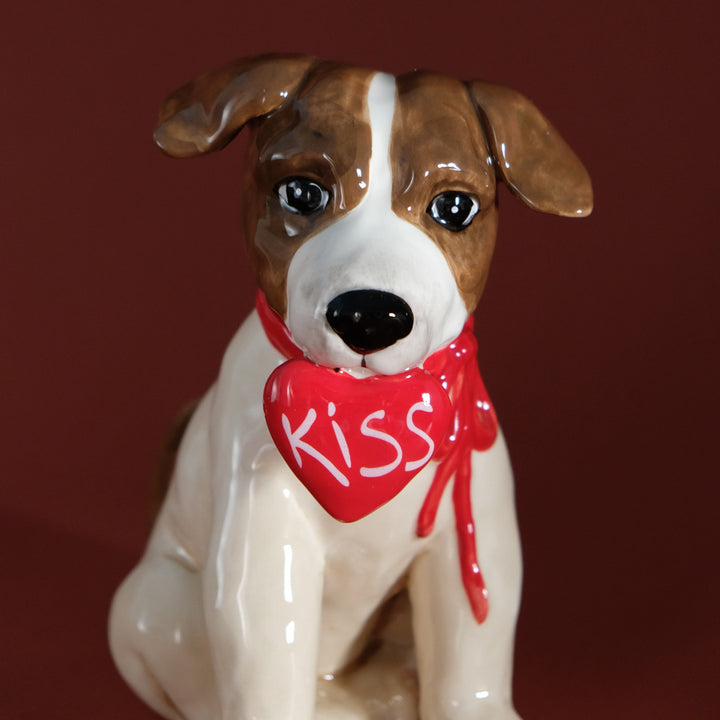 Love Doggy Kisses Figurine