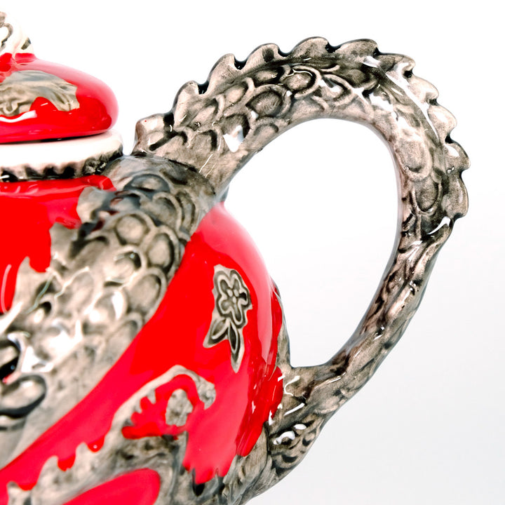 Clayworks Red Dragon Teapot