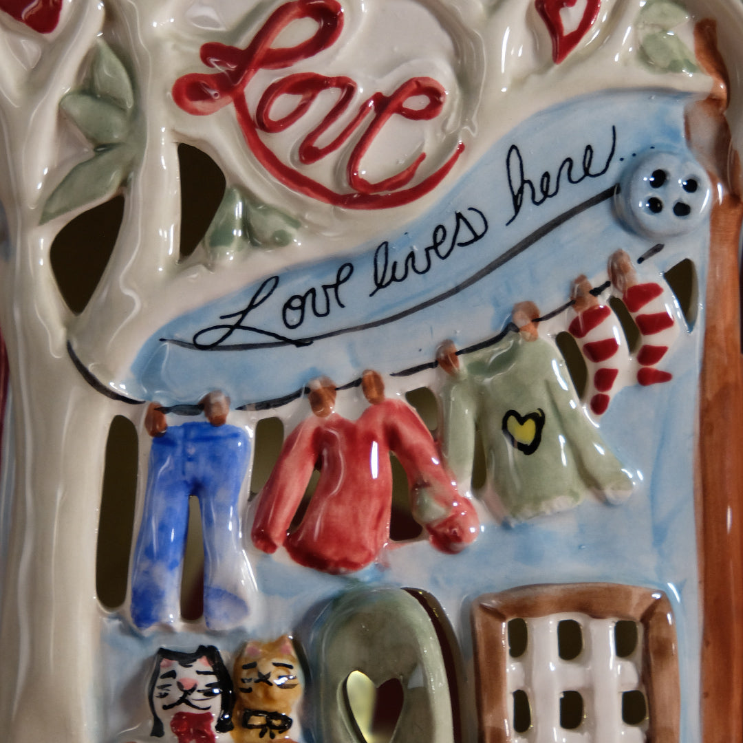 Love Lives Here Candle House