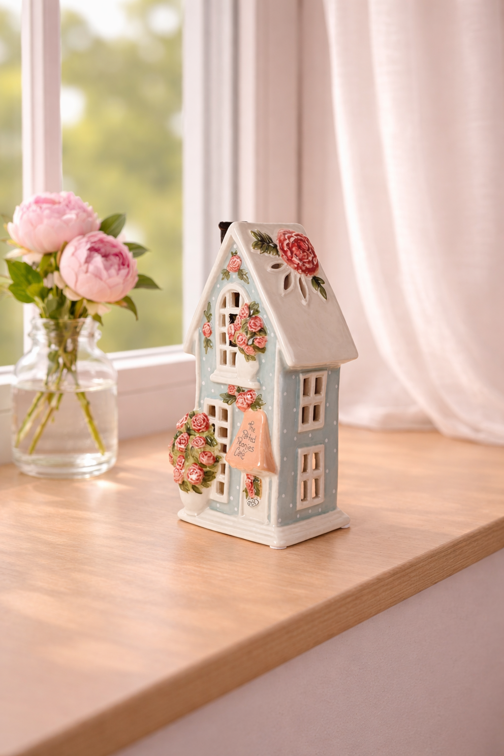 The Potted Peonies Cafe Candle House