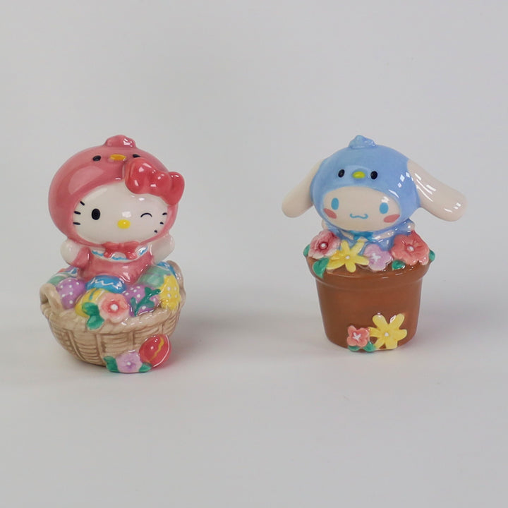 Hello Kitty and Cinnamoroll Planter S&P Set