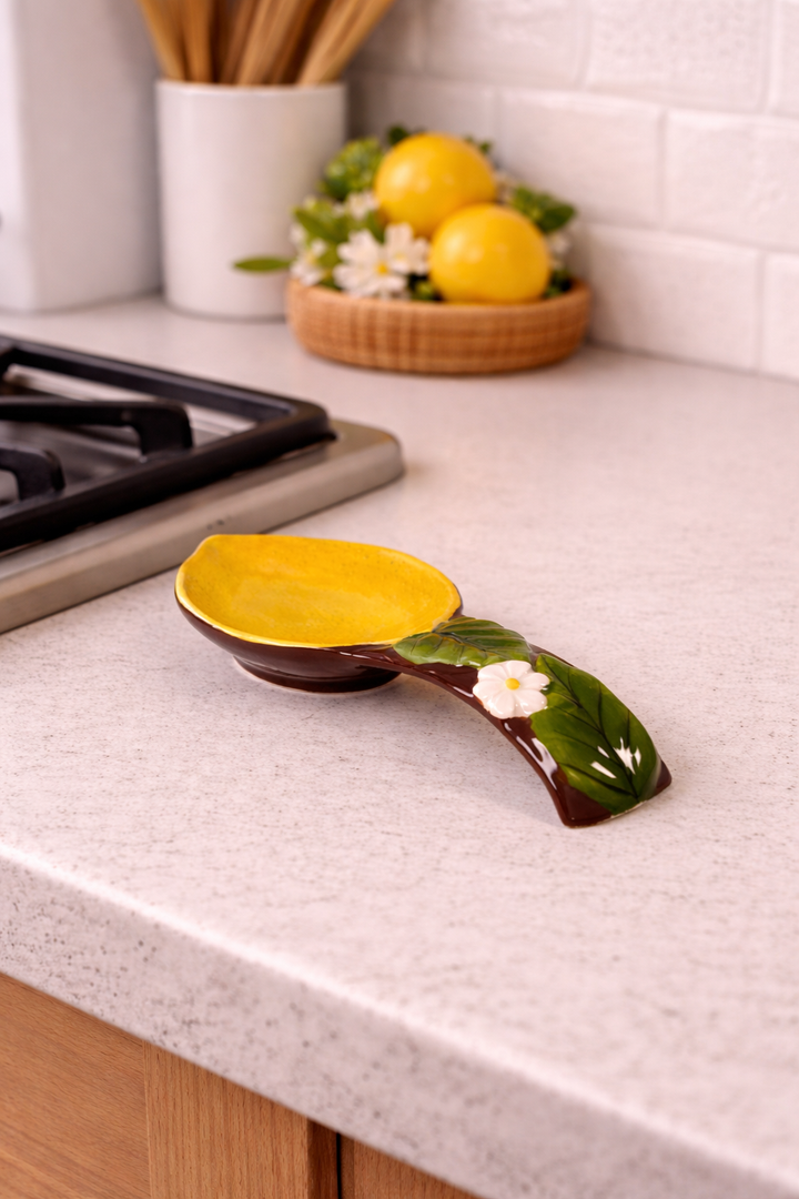 Summer Cottage Lemon Spoon Rest