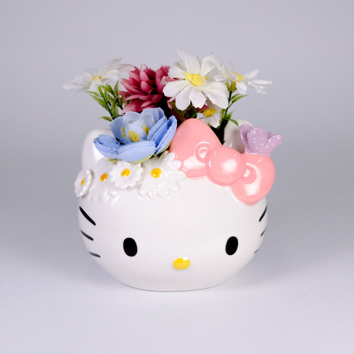 Hello Kitty Butterfly Figural Planter