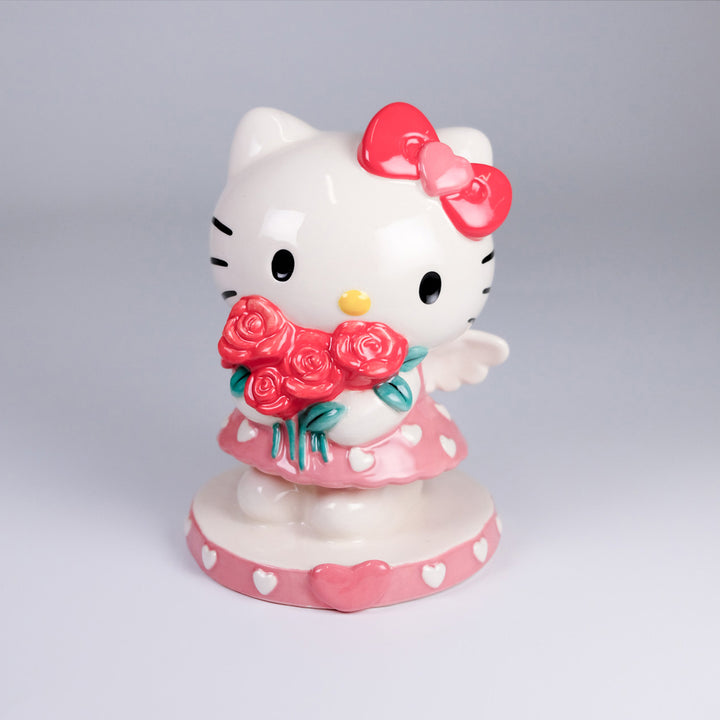 Hello Kitty Red Rose Bouquet Figurine
