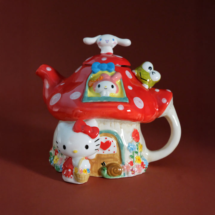 Hello Kitty and Friends Mushroom Teapot