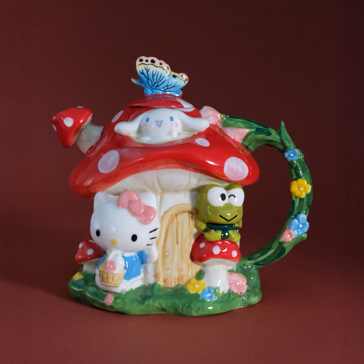 Hello Kitty and Friends Mushroom House Teapot