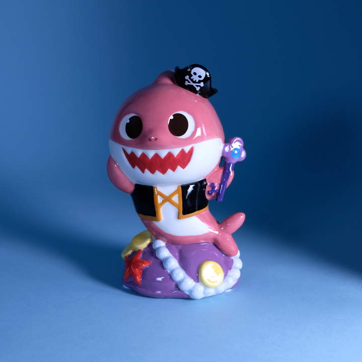 Mommy Shark Pirate Family Figurine