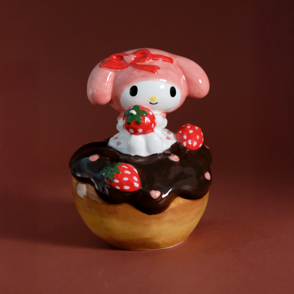 My Melody Donut Figurine – Unique Limited Design; Rare My Melody Donut Figurine – Unique Limited Design; Rare