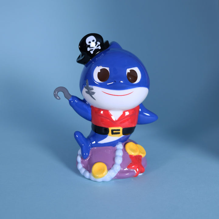 Daddy Shark Pirate Family Figurine