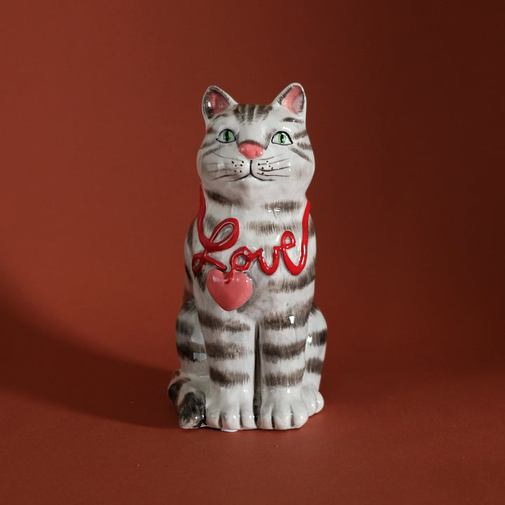 Love Cat Figurine
