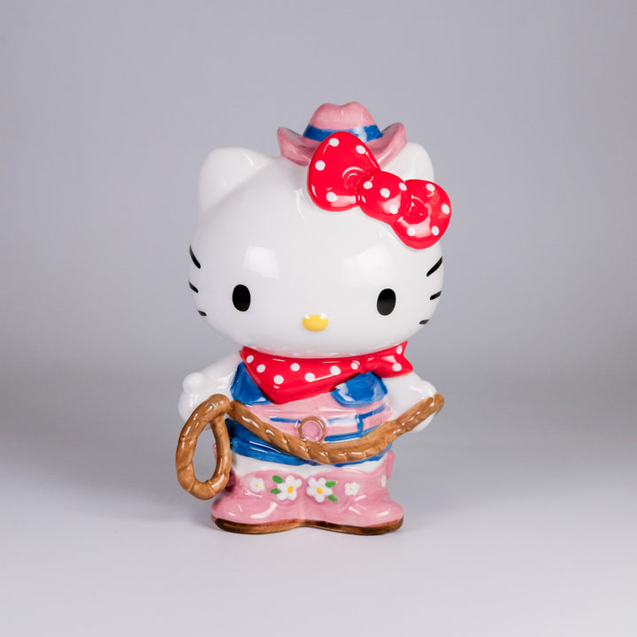 Hello Kitty Cowgirl Coin Bank