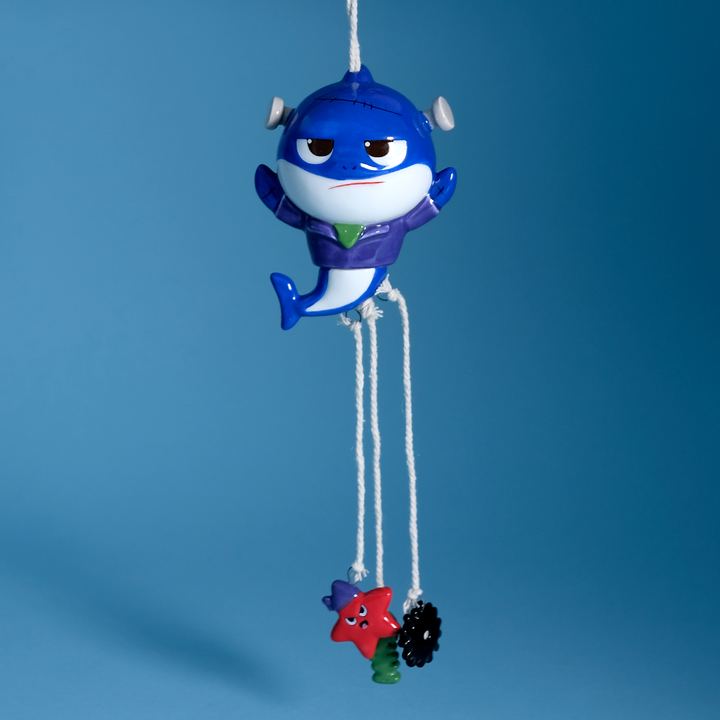 Daddy Sharkenstein Wind Chime