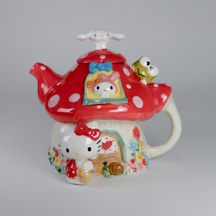 Hello Kitty and Friends Mushroom Teapot