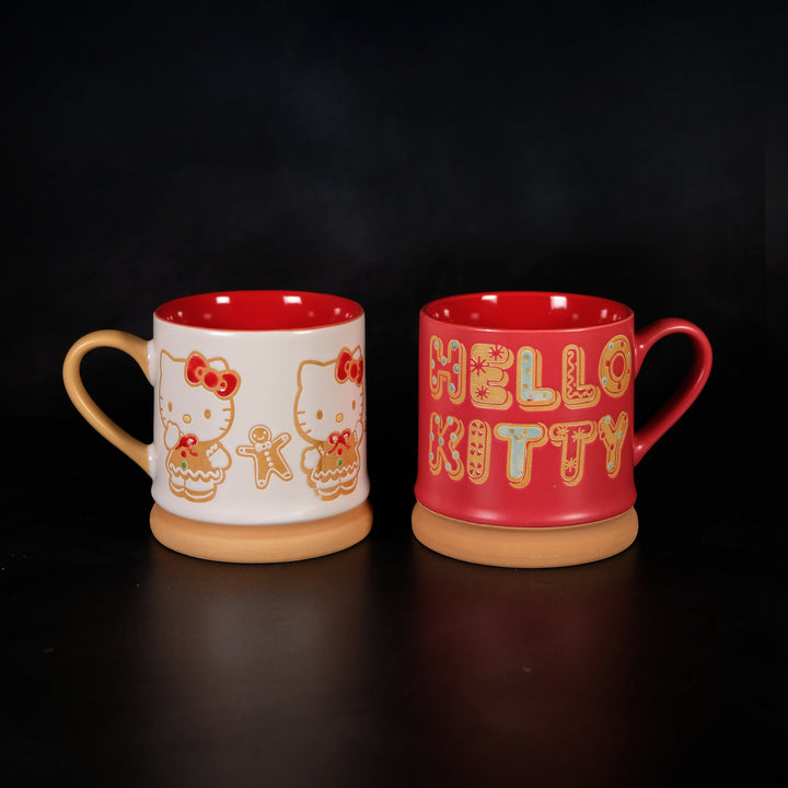 Hello Kitty Holiday Stein 16oz Mug Set of 2