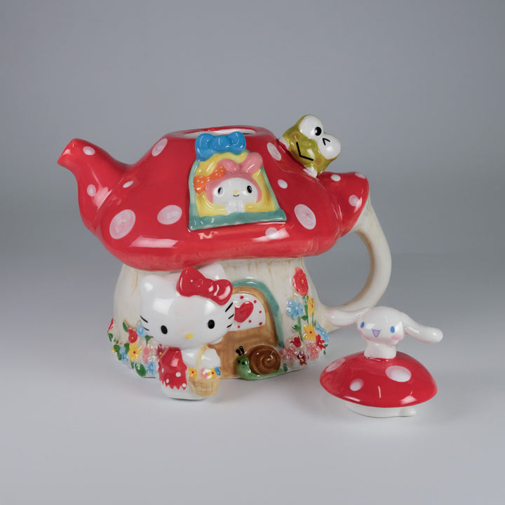 Hello Kitty and Friends Mushroom Teapot